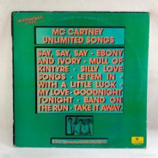 Discos de vinilo: MAXI SINGLE FRENCH AMERICAN STYLE - MCCARTNEY UNLIMITED SONGS - ESPAÑA - AÑO 1984. Lote 397529879