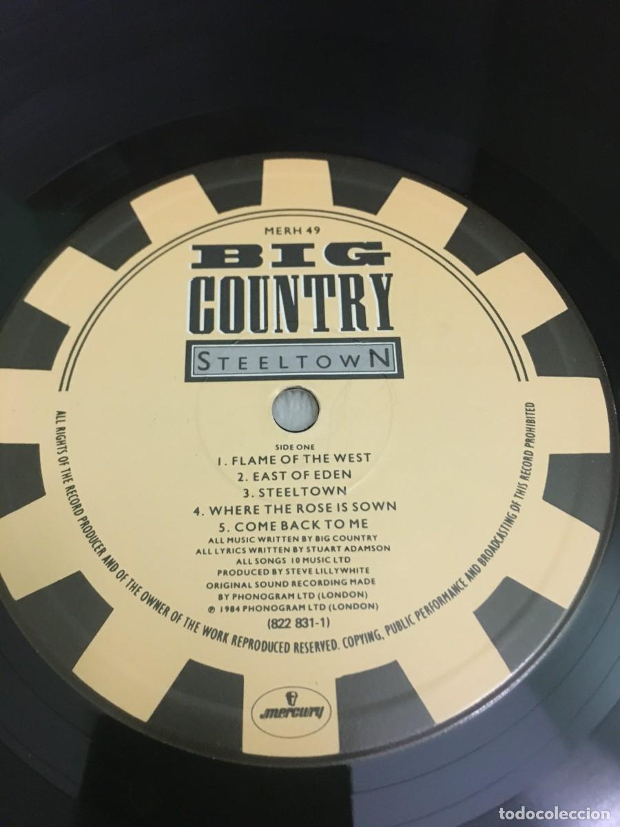 Discos de vinilo: Big Country &lrm;&ndash; Steeltown - Foto 4
