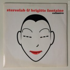 Discos de vinilo: STEREOLAB & BRIGITTE FONTAINE / MONADE – CALIMÉRO / CACHE CACHE , UK 1999 DUOPHONIC SUPER 45S