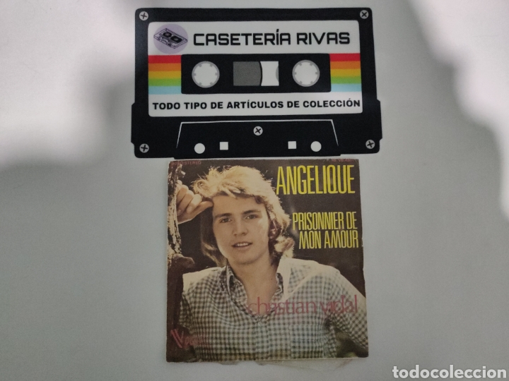 Discos de vinilo: DISCO DE VINILO - SINGLE - CHRISTIAN VIDAL - ANGELIQUE - Foto 1