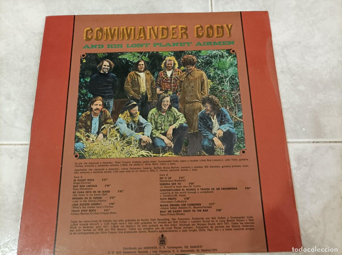 Discos de vinilo: Comander Cody lp rock and roll 1973 - Foto 2