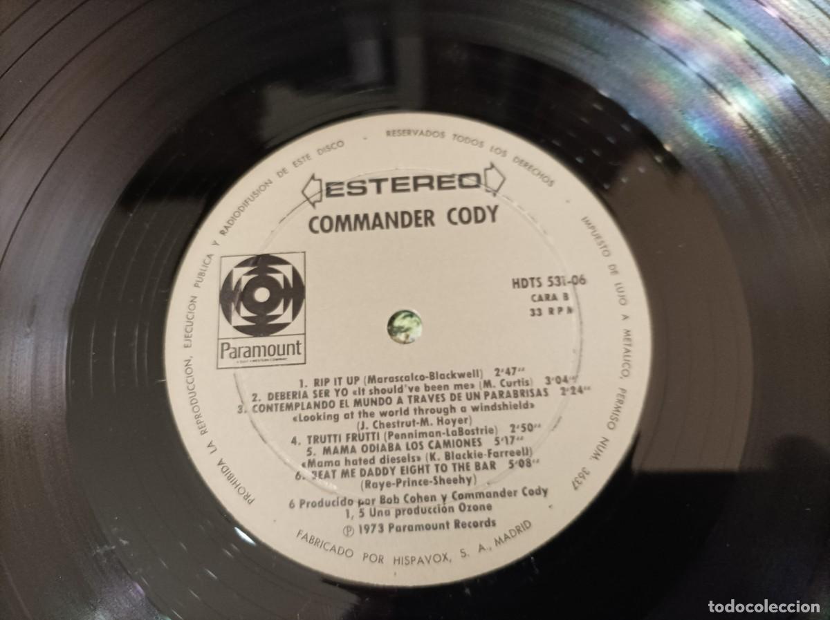 Discos de vinilo: Comander Cody lp rock and roll 1973 - Foto 3