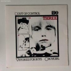 Discos de vinilo: U2 ‎– THREE / STORIES FOR BOYS / BOY/GIRL , IRELAND 1982 CBS