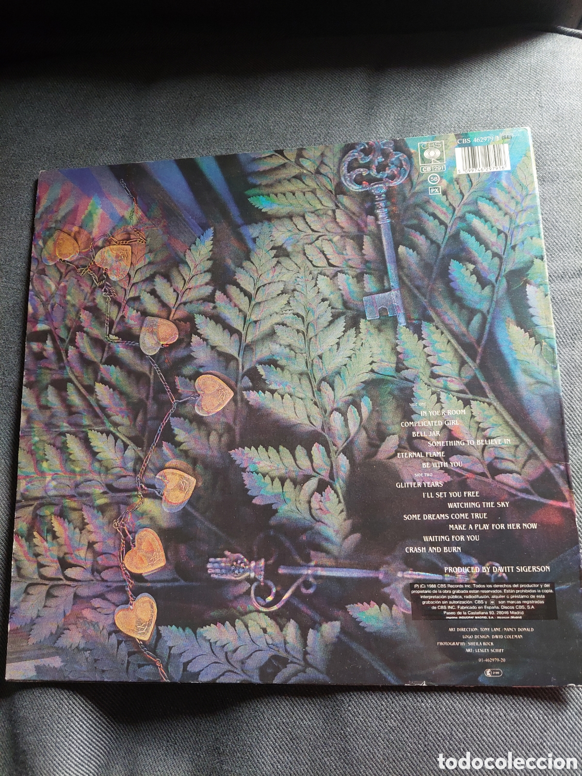 Discos de vinilo: Bangles LP 1985 made in Spain Everything - Foto 3