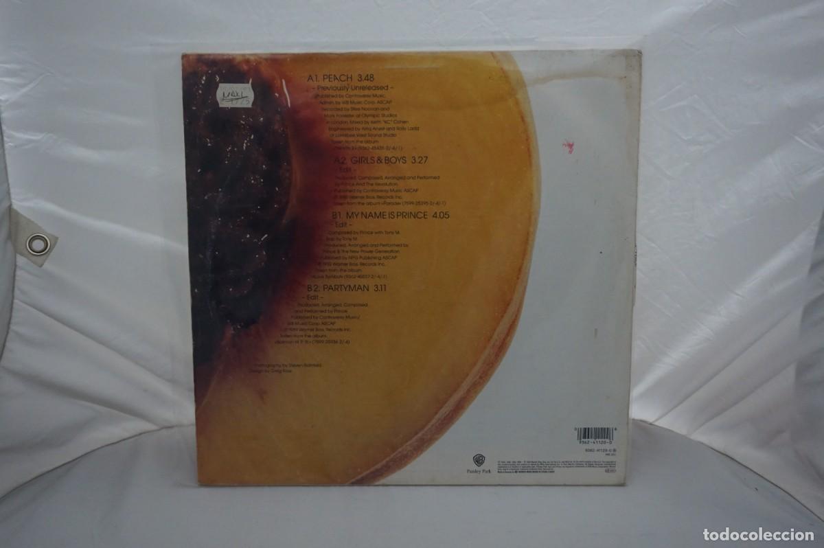Discos de vinilo: MAXI SINGLE - Prince &lrm;&ndash; Peach - Foto 3
