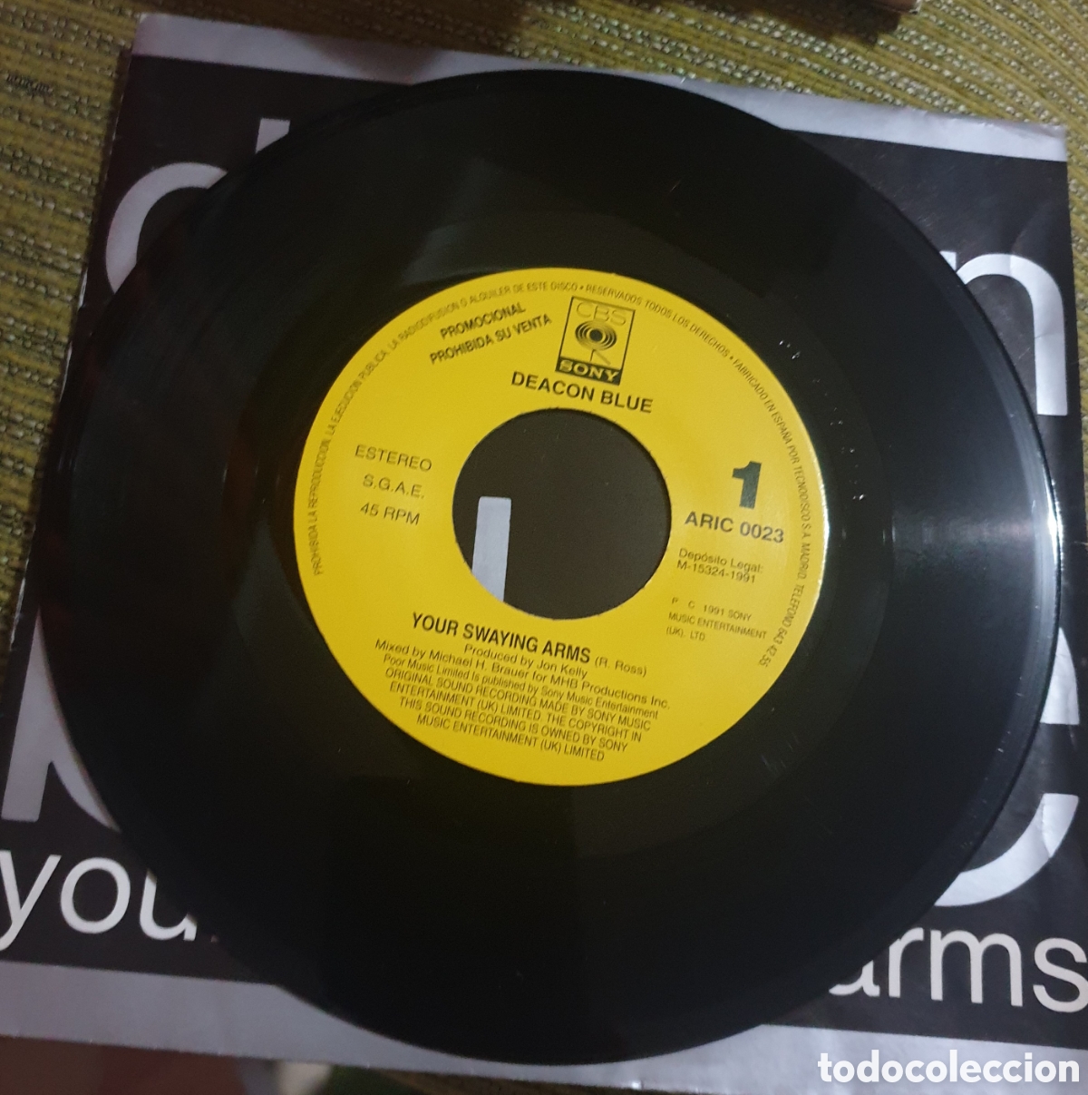 Discos de vinilo: Deacon blue - your swaying arms - Foto 2