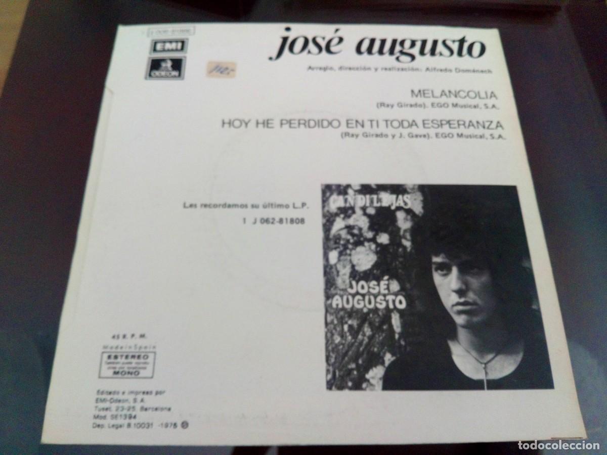 Discos de vinilo: JOS&Eacute; AUGUST, EMI 1975 - Foto 2