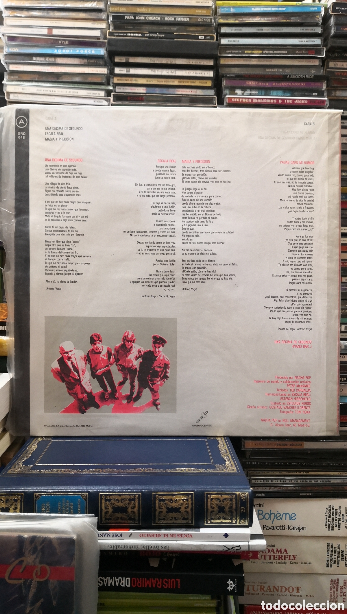 Discos de vinilo: Nacha pop Una d&eacute;cima de segundo - Foto 2