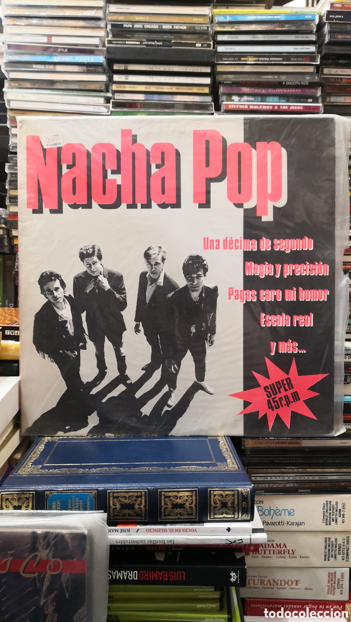 Discos de vinilo: Nacha pop Una d&eacute;cima de segundo - Foto 1