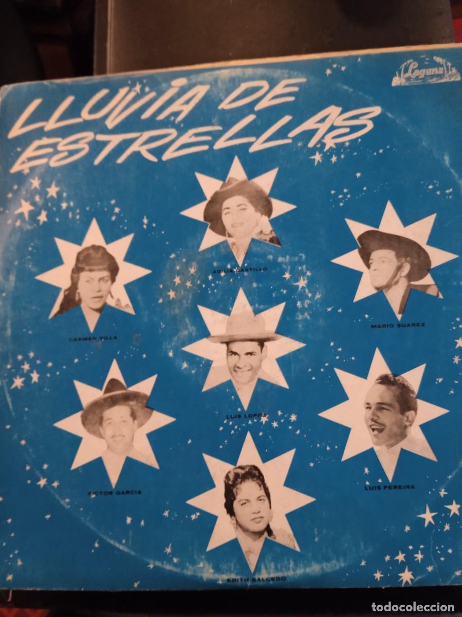 Disques de vinyle: LLUVIA DE ESTRELLAS- VAAA. LP. EDITH SALCEDO- CARMEN VILLA- ADILIA CASTILLO- MARIO SUAREZ- LUIS LOPE