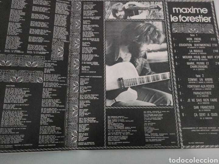 Discos de vinilo: DISCO DE VINILO - LP - M&Aacute;XIME LE FORESTIER - Foto 2
