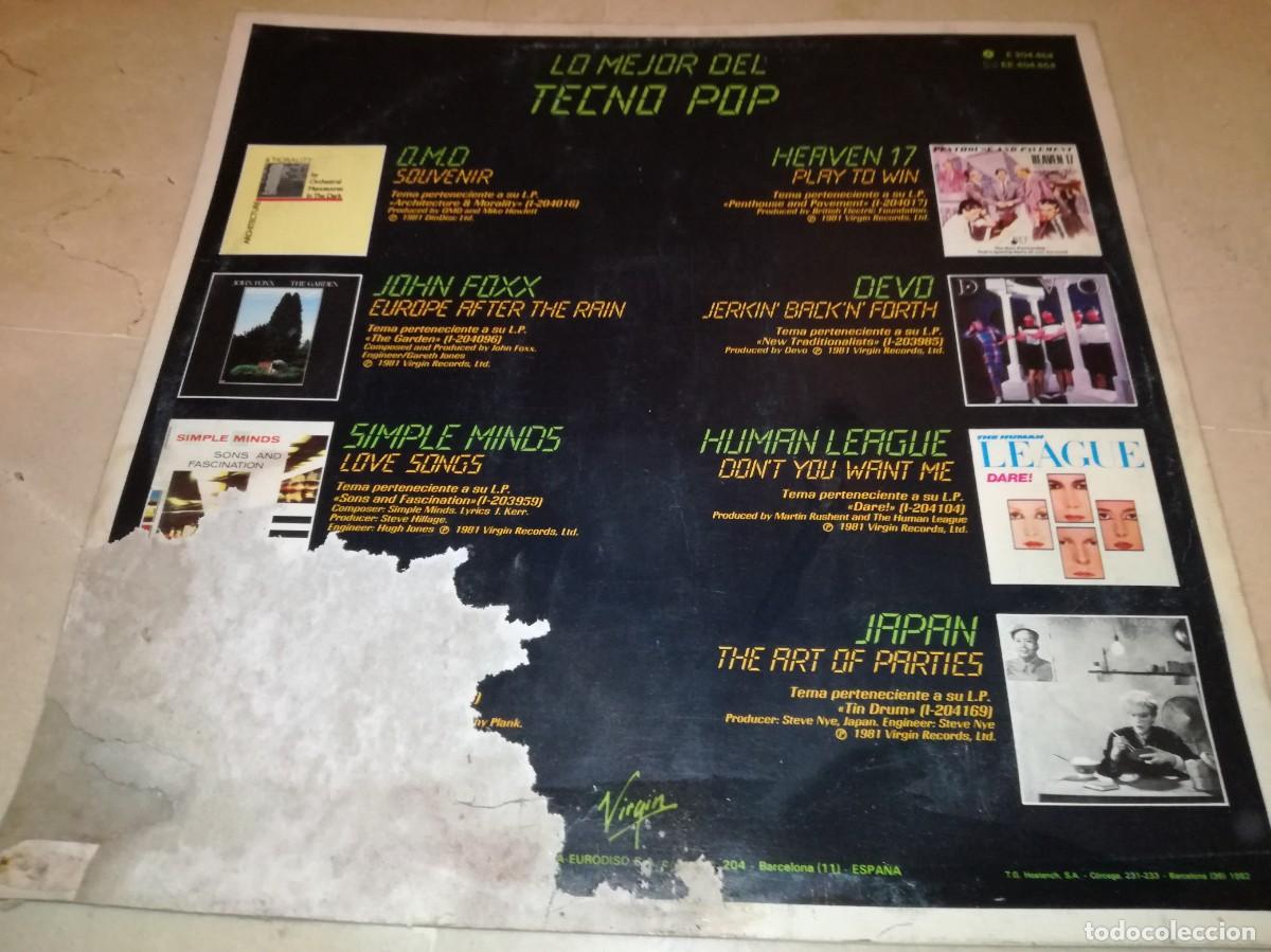 Discos de vinilo: LO MEJOR DEL TECNO-POP-O.M.D., SIMPLE MINDS, DEVO, HUMAN LEAGUE, ETC - Foto 2