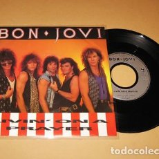 Discos de vinilo: BON JOVI - LIVIN' ON A PRAYER - SINGLE - 1986. Lote 291323698