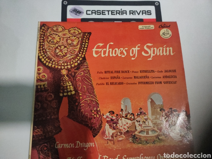 Discos de vinil: DISCO DE VINILO - LP - ECHOES OF SPAIN - CARMEN DRAGON