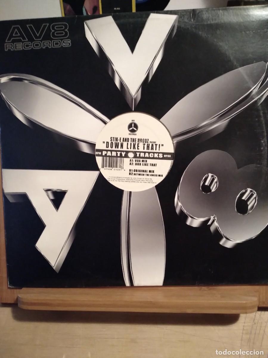 Discos de vinilo: Stik-E & The Hoodz-Down Like That-Maxi Single Vinilo- - Foto 1