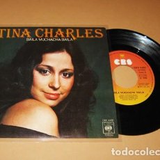 Discos de vinilo: TINA CHARLES - DANCE LITTLE LADY DANCE (BAILA MUCHACHA BAILA) - SINGLE - 1976 - Nº1 DISCOTECAS