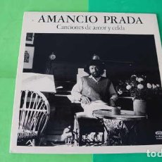 Discos de vinilo: LP, AMANCIO PRADA, CANCIONES DE AMOR Y CELDA, CARPETA ABIERTA, IBEROFON MOVIE PLAY 17.1441/1, 1979.. Lote 398158674
