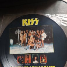 Discos de vinilo: KISS MAXI SINGLE PICTURE DISC INGLATERRA 1987 CRAZY CRAZY NIGHTS. Lote 398175384