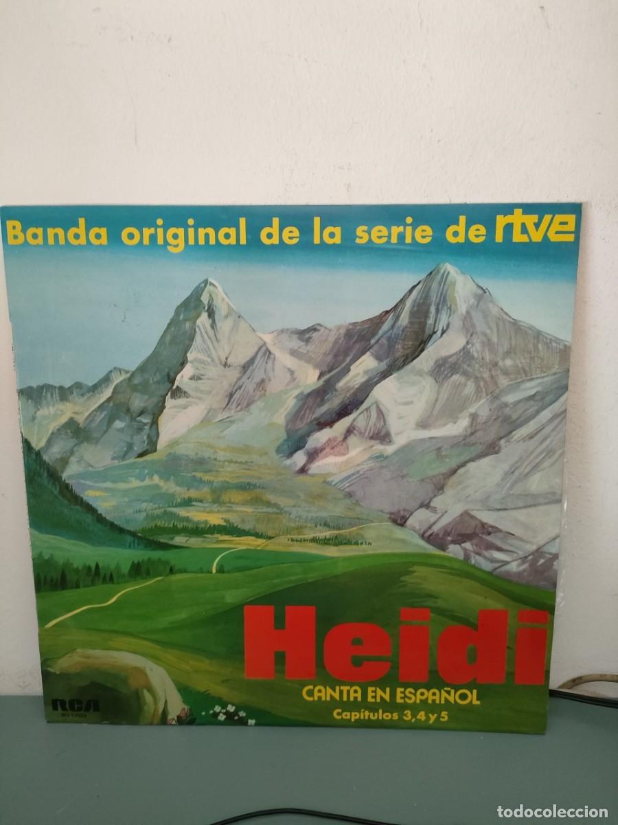 Discos de vinilo: HEIDI - CANTA EN ESPA&Ntilde;OL CAPITULOS 3,4 Y 5 - Foto 1