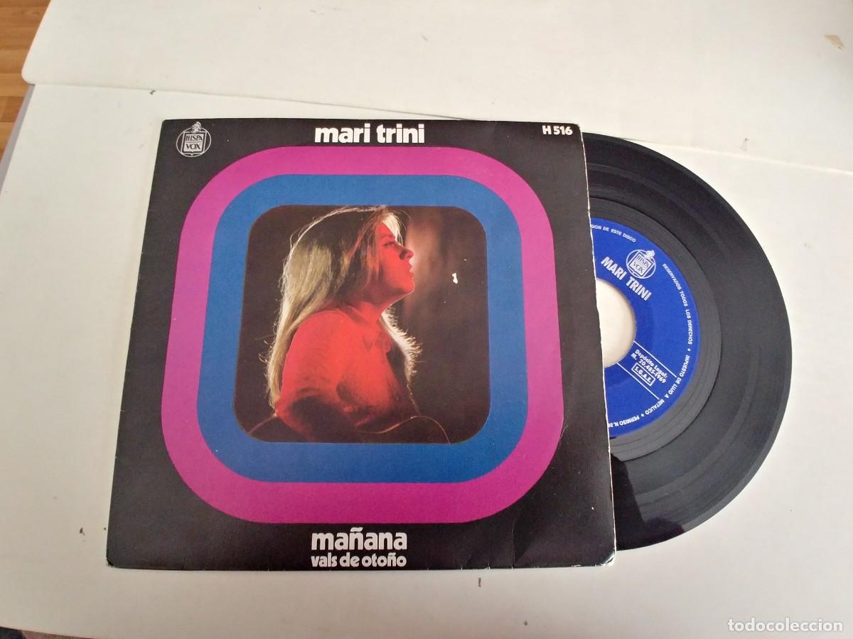 Discos de vinilo: MARI TRINI-SINGLE MA&Ntilde;ANA - Foto 1