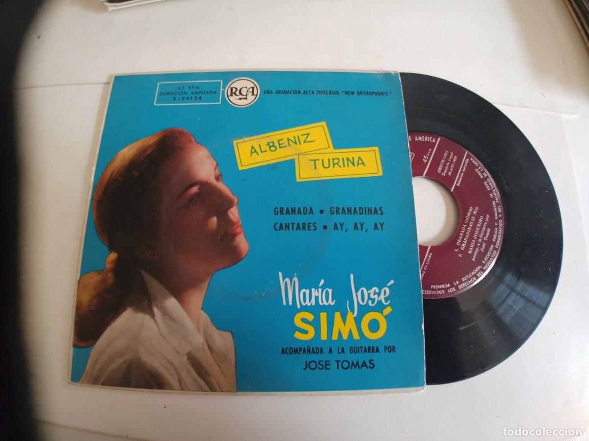 Discos de vinilo: MARIA JOSE SIMO-EP GRANADA +3 - Foto 1