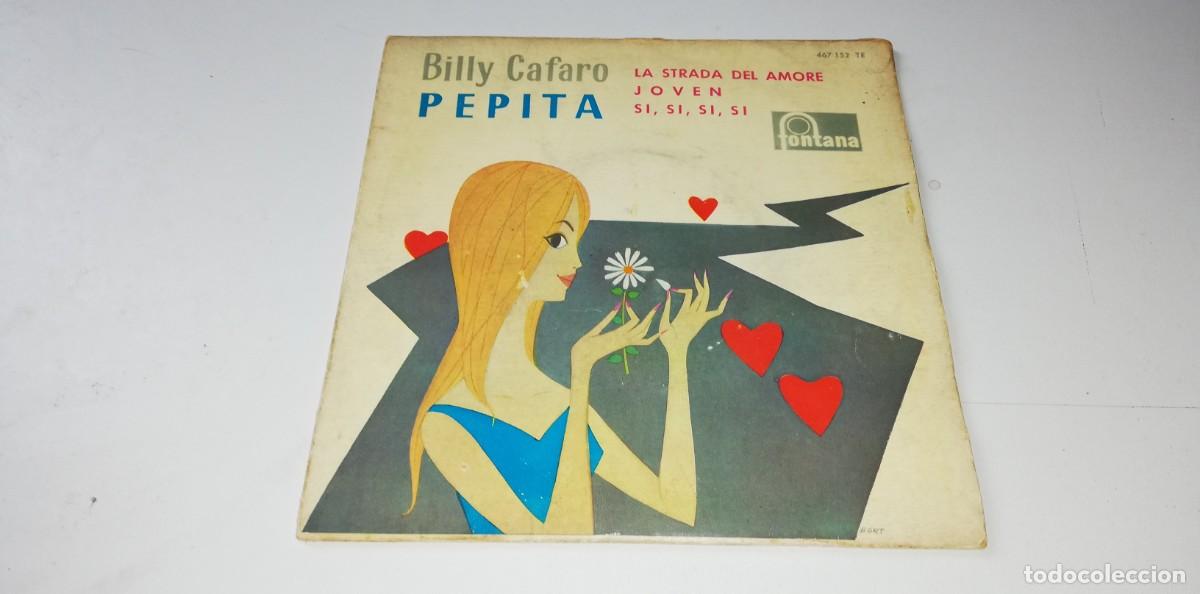 Disques de vinyle: 720-Billy Cafaro - Pepita (7&rdquo;, EP, Mono) - PORT VG DISC VG+