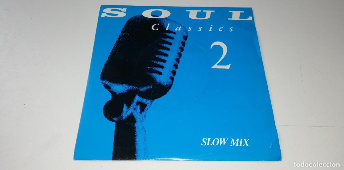 Disques de vinyle: 720-Various - Soul Classics 2 - Slow Mix (7&rdquo;, Single, P/Mixed, Promo) - PORT VG+ DISC NM