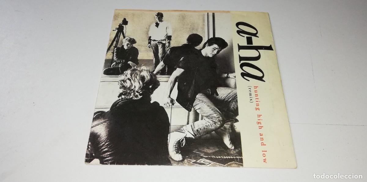 Disques de vinyle: 720-a-ha - Hunting High And Low (Remix) (7&rdquo;, Single) - PORT VG+ DISC VG+