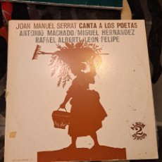 Discos de vinilo: DOBLE DISCO VINILO LP. JOAN MANUAL SERRAT CANTA A LOS POETAS. ZAFIRO. 1978.. Lote 398259164