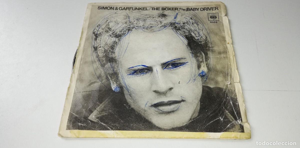 Disques de vinyle: 720-Simon & Garfunkel - The Boxer C/w Baby Driver (7&rdquo;, Single, Mono) - PORT F DISC VG