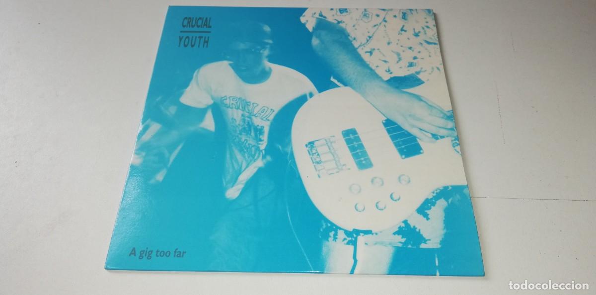 Disques de vinyle: 720-Crucial Youth - A Gig Too Far (7&rdquo;, EP, Blu) - PORT VG+ DISC VG+