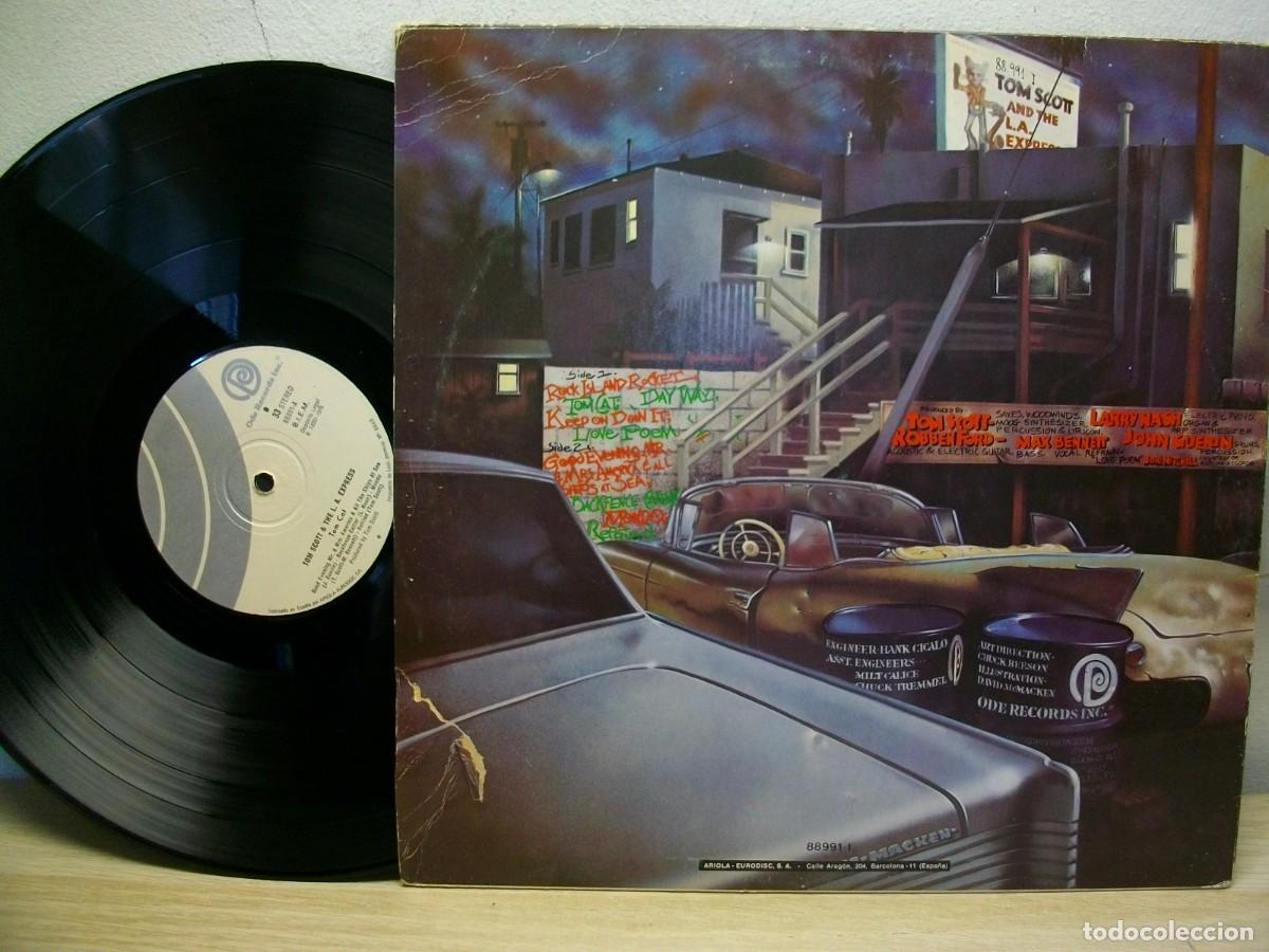 Discos de vinilo: Tom Scott & The L.A. Express &ndash; Tom Cat LP - Foto 2