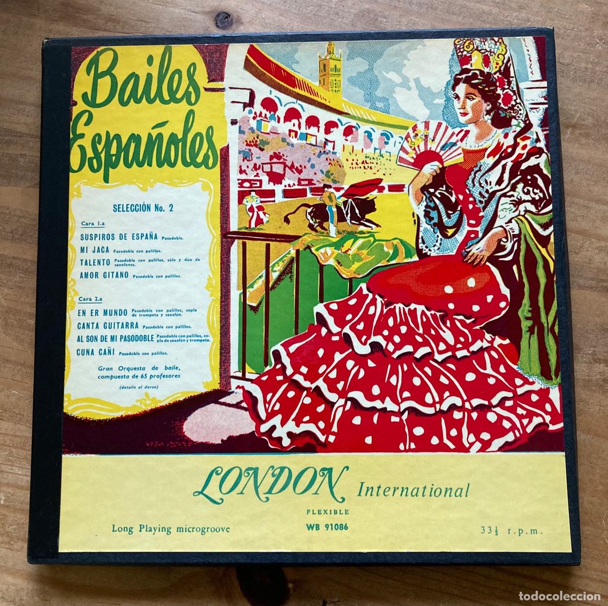 Discos de vinilo: BAILES ESPA&Ntilde;OLES LP, caja. - Foto 1