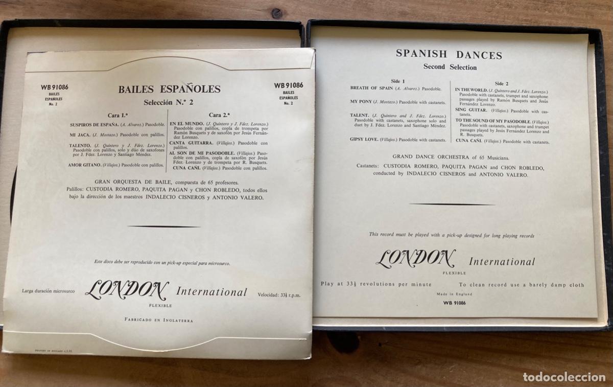 Discos de vinilo: BAILES ESPA&Ntilde;OLES LP, caja. - Foto 3