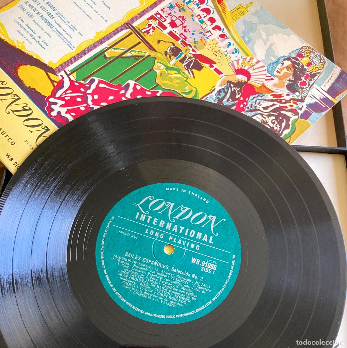 Discos de vinilo: BAILES ESPA&Ntilde;OLES LP, caja. - Foto 2