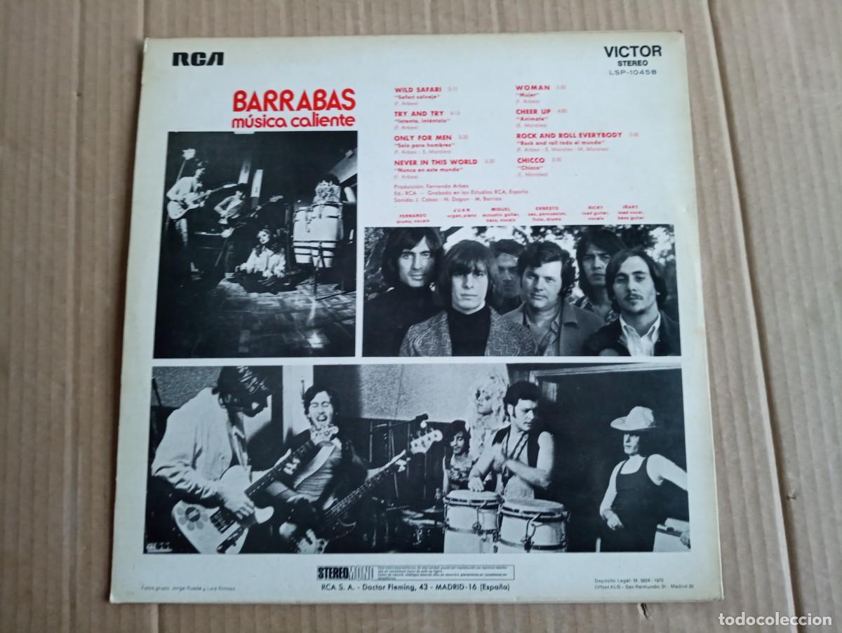 Discos de vinilo: BARRABAS - MUSICA CALIENTE LP 1972 - Foto 3