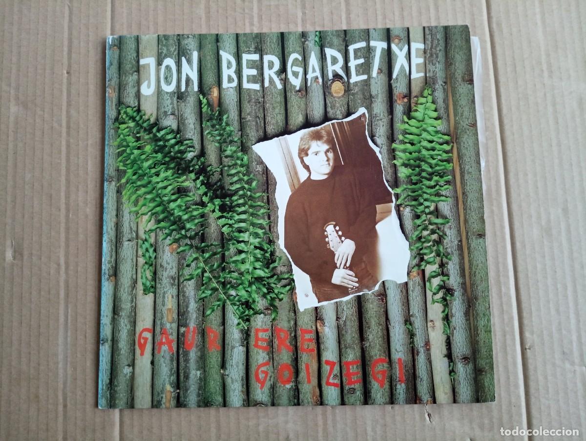 Discos de vinilo: JON BERGARETXE - GAUR ERE GOIZEGI LP 1990 - Foto 1