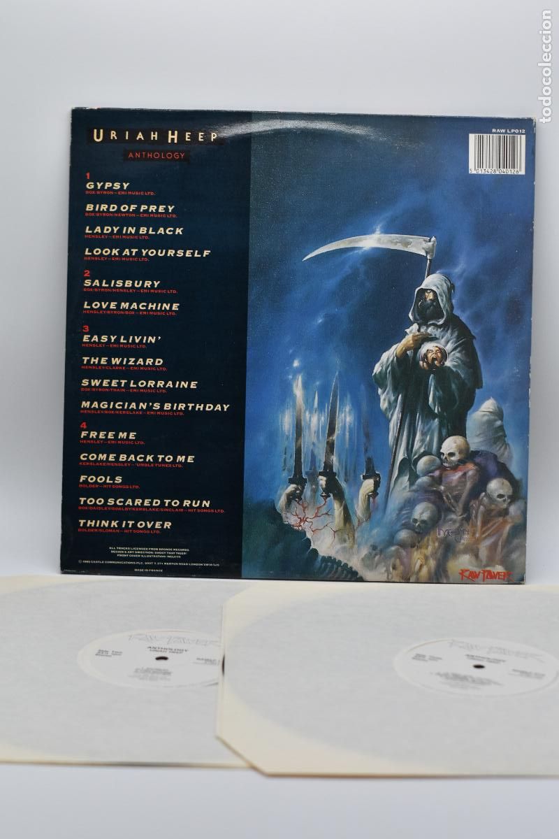 Discos de vinilo: Uriah Heep &ndash; Anthology / Raw Power &ndash; RAWLP 012 / 1985 - Foto 2