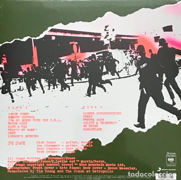 Discos de vinilo: The Clash &lrm;&ndash; The Clash - LP - Vinilo ROSA TRANSPARENTE - Foto 2