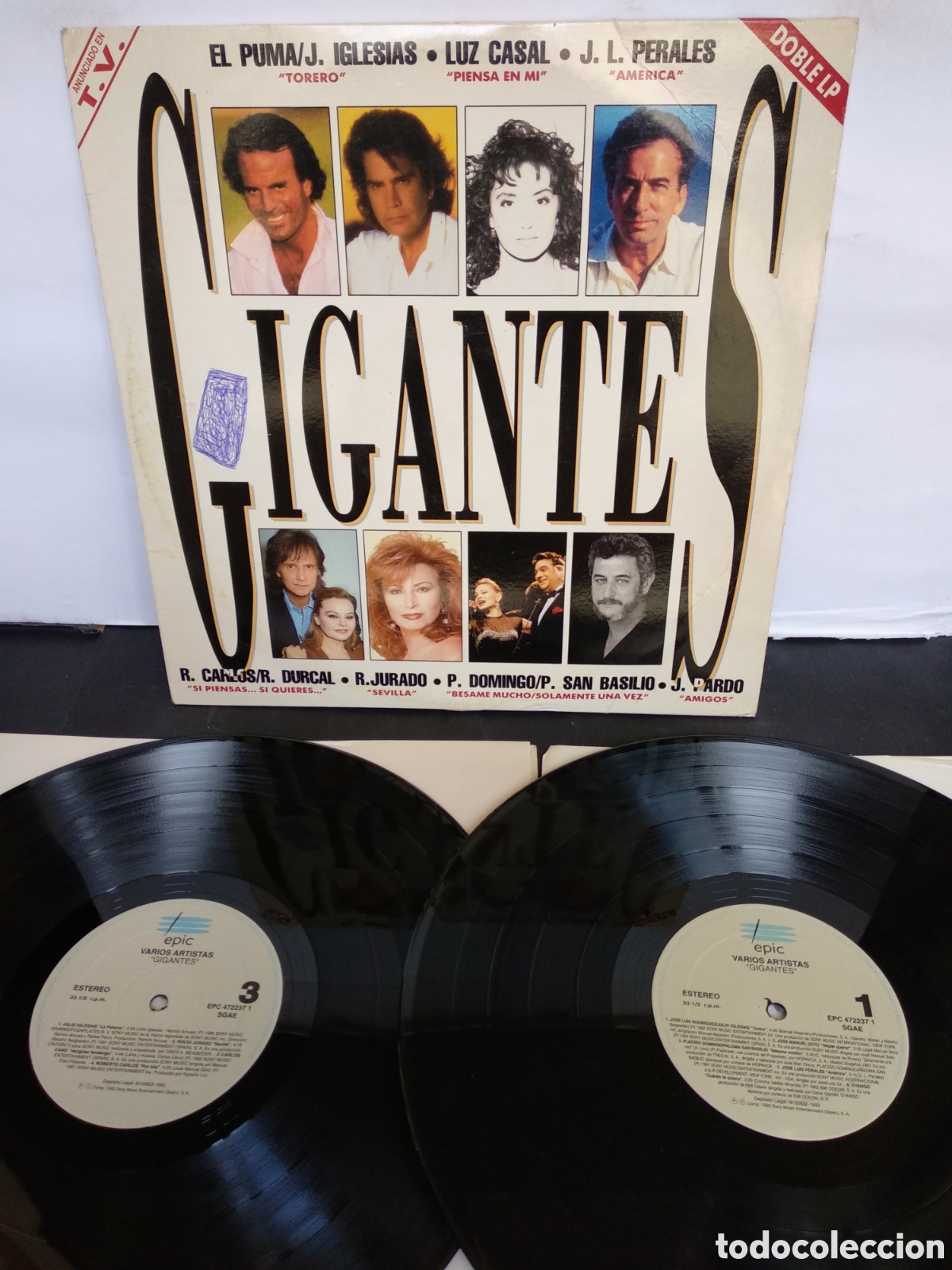 Discos de vinilo: *GIGANTES, SPAIN, EPIC, 1992, LC.5 - Foto 1