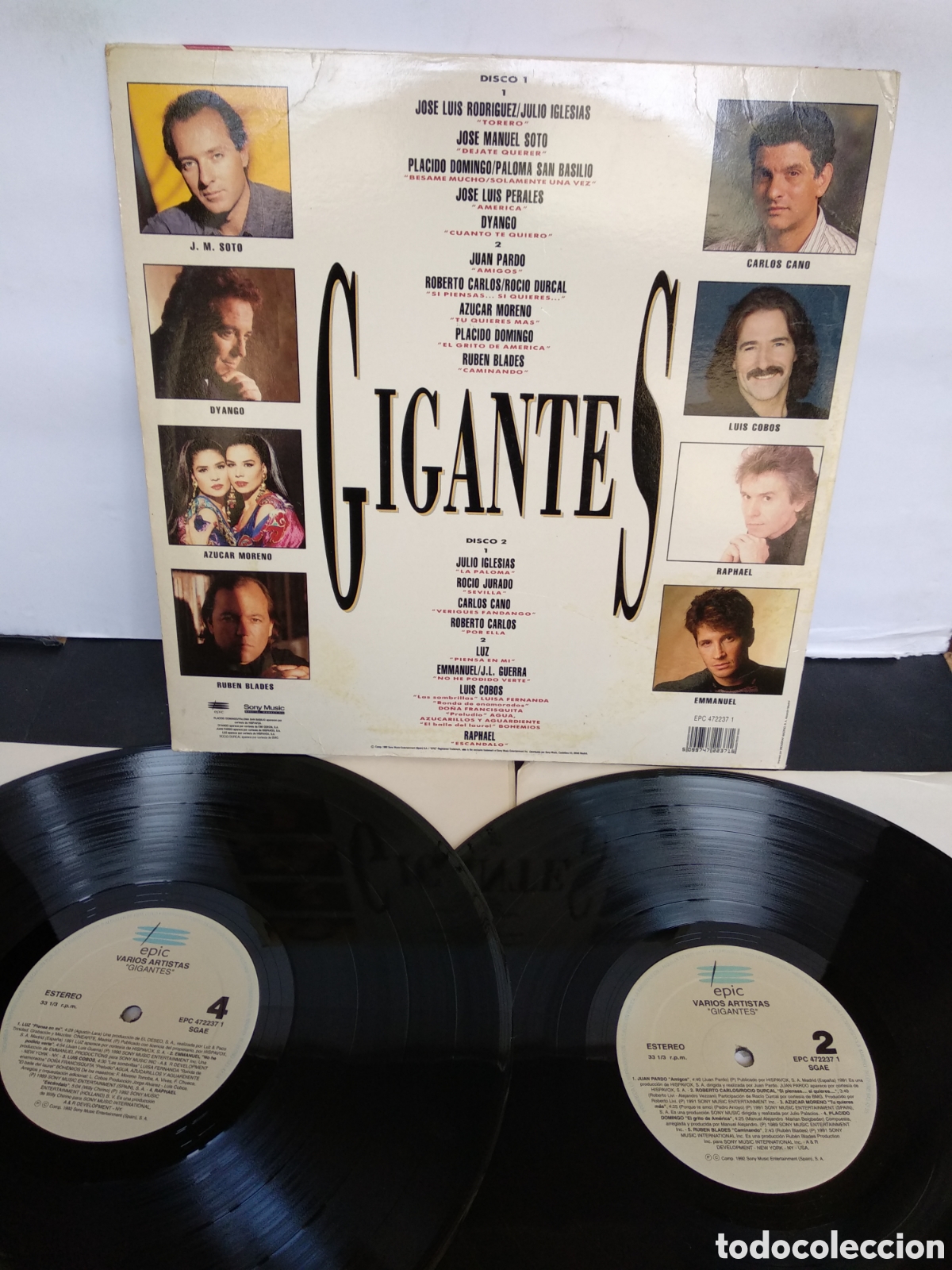 Discos de vinilo: *GIGANTES, SPAIN, EPIC, 1992, LC.5 - Foto 2