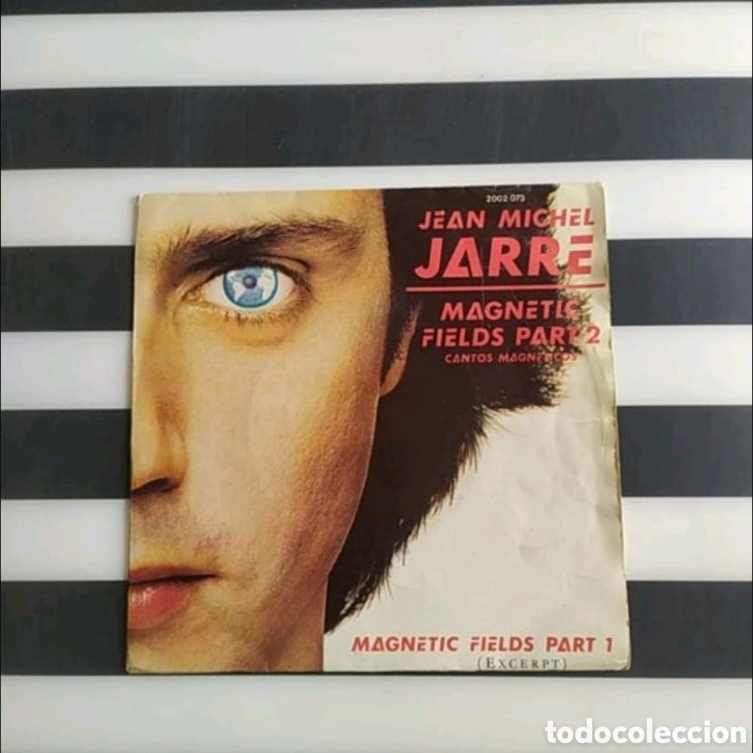 Discos de vinilo: Single Jean Michel Jarre. Magnetic Fields part 1 & 2 - Foto 1