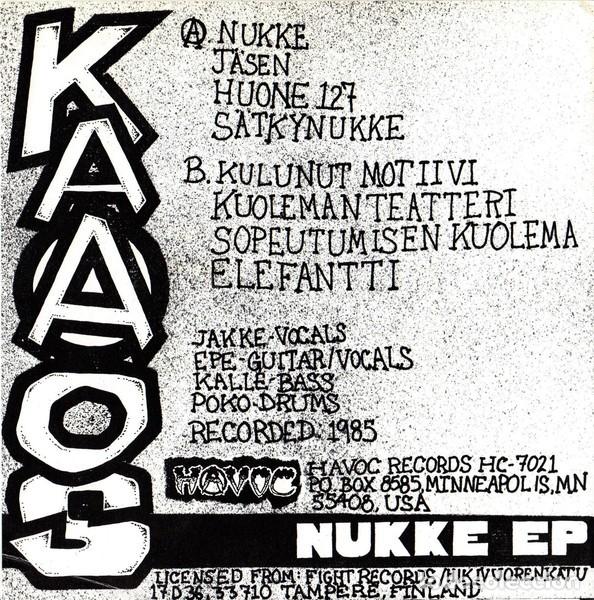 Discos de vinilo: Kaaos &ndash; Nukke-EP - Foto 2