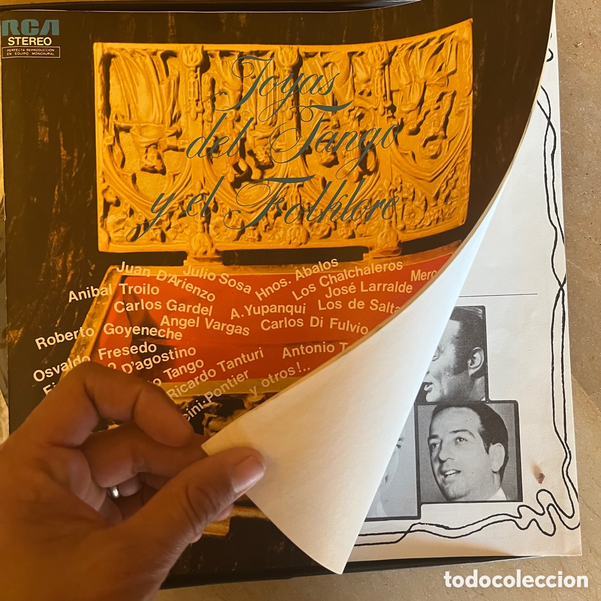 Discos de vinilo: Joyas del tango y el folklore 6 discos - Foto 2