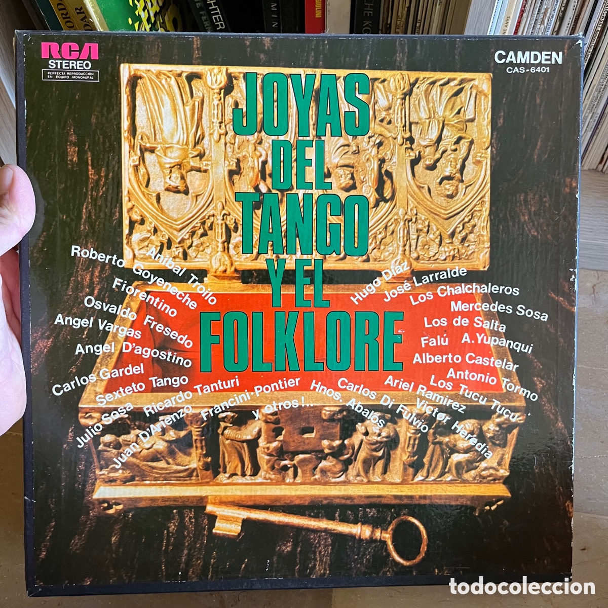 Discos de vinilo: Joyas del tango y el folklore 6 discos - Foto 1