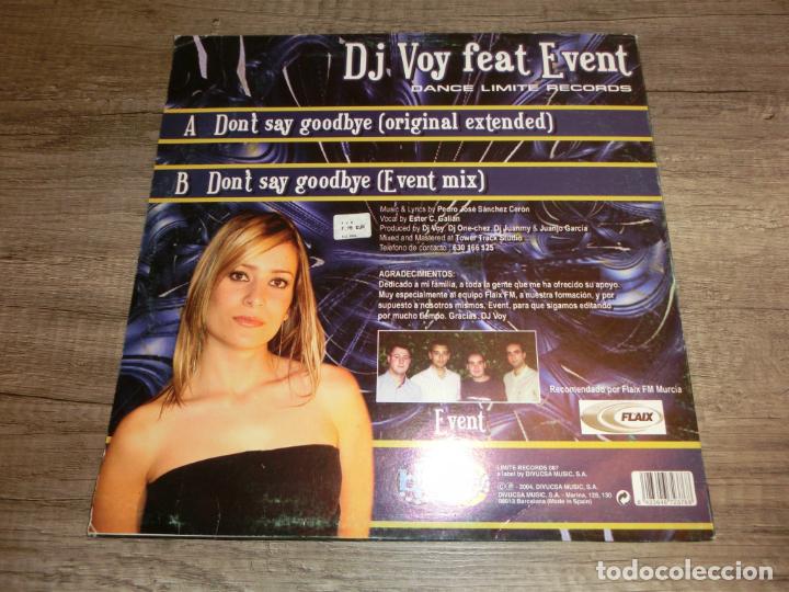 Discos de vinilo: DJ Voy Feat Event &ndash; Dont Say Goodbye - Foto 2
