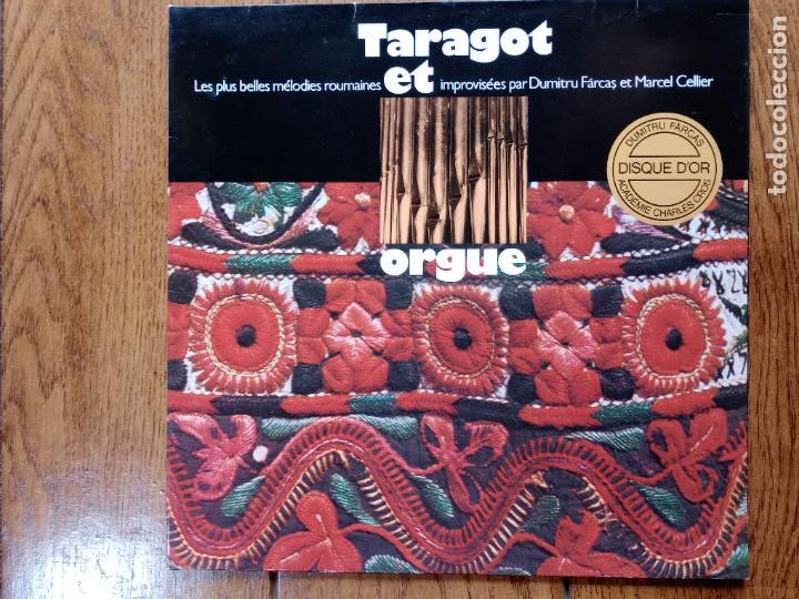 Disques de vinyle: Dumitru Marcas et Marcel Cellier - taragot et orgue - les plus belles melodies roumaines improvisees