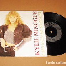Discos de vinilo: KYLIE MINOGUE - I SHOULD BE SO LUCKY - SINGLE - 1987. Lote 295696228