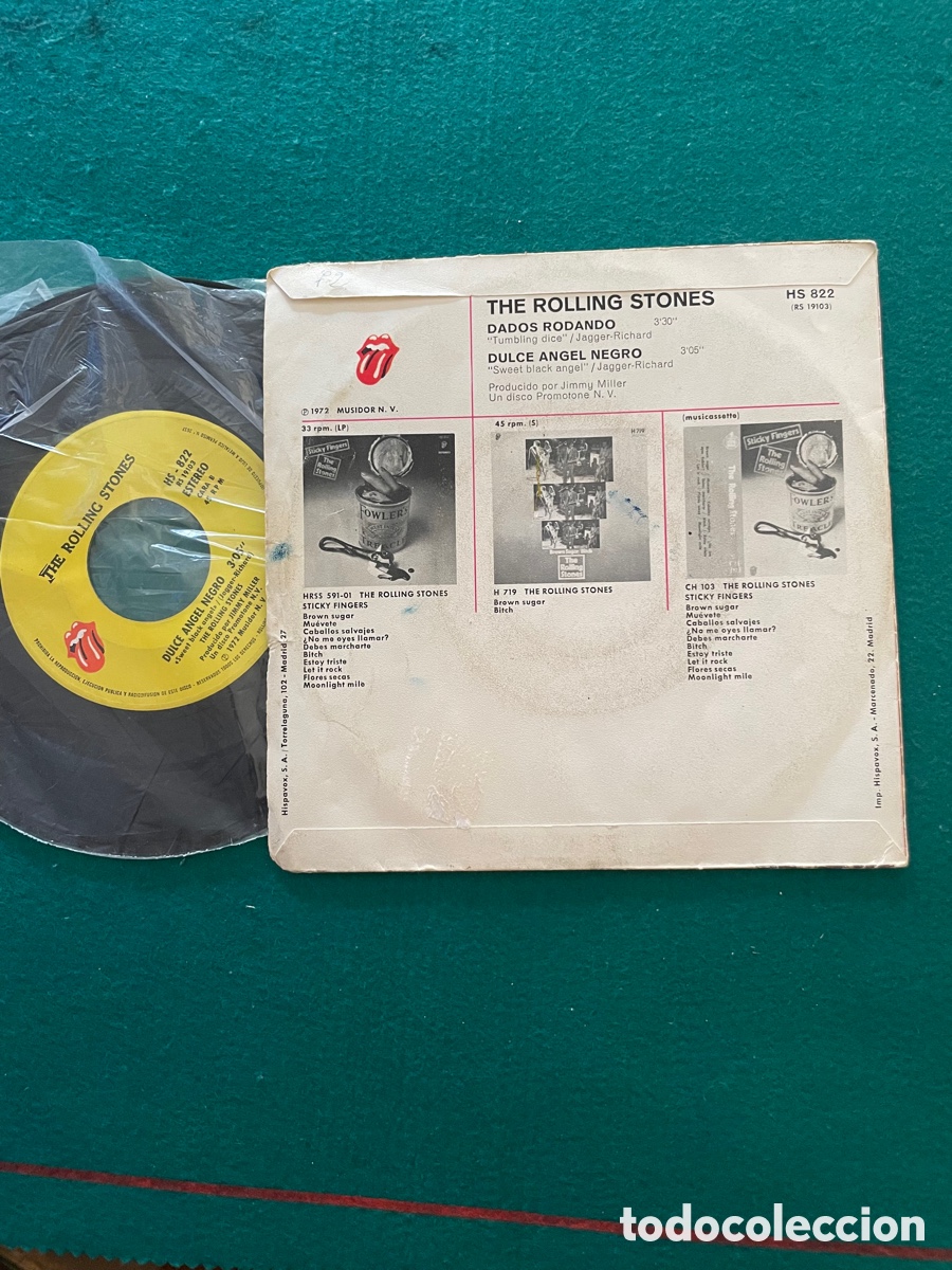 Discos de vinilo: Rolling Stones. Dados rodando - Foto 2