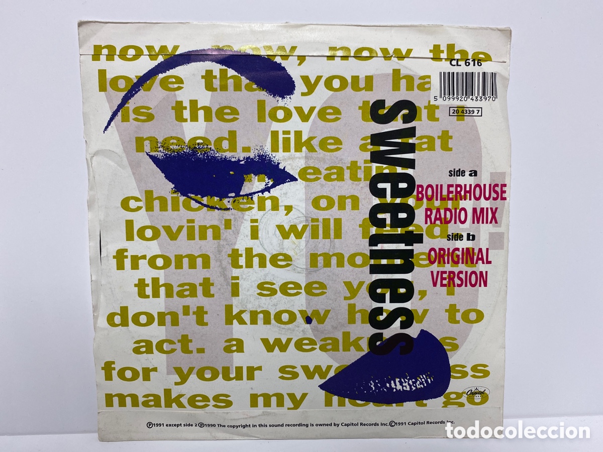 Discos de vinilo: MC Hammer - Yo!! Sweetness (7&rdquo;, Single) - Foto 2